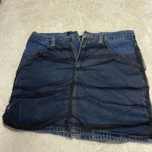 Jean skirt